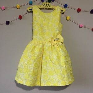 Camilla floral dress with rhinestone bow